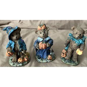 Lot Of 3 K’s Collection Halloween Teddy Bears 5”